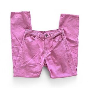 Brandy Melville Pink Straight Leg Jeans